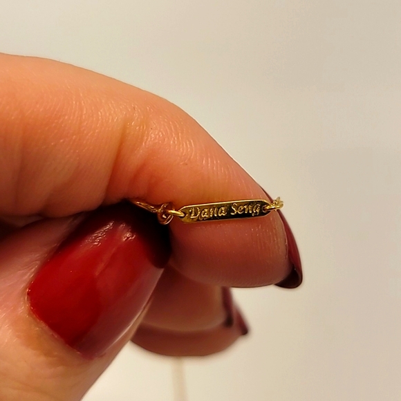 Dana Seng Signature Meaningful Multi Gold Initial Necklace Letters A & D New - Picture 4 of 4